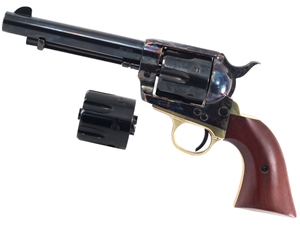 Pietta 1873 Convertible .357Mag/9mm 5.5" 6rd Revolver, Color Case Hardened