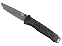 Benchmade Bailout 3.38" AXIS Folding Knife, Tactical Gray/Black Grivory