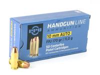 PPU HandgunLine 10mm 170gr FPJ 50rd
