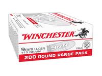 Winchester USA 9mm 115gr FMJ 200rd