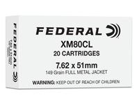 Federal AE MSR 7.62 NATO 149gr XM80CL FMJ 20rd