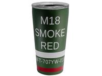 Mission First Tactical M18 Red Smoke 20oz Hot/Cold Tumbler