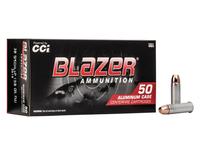 Blazer .38SPL +P 158gr FMJ Aluminum Case