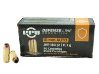 PPU DefenseLine 10mm 180gr JHP 50rd