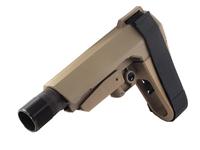 SB Tactical SBA3 Pistol Brace, 5 Position - FDE