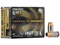 Federal HST .45ACP +P 230gr JHP 20rd