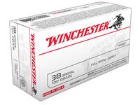 Winchester USA .38Spl 130gr FMJ 50rd