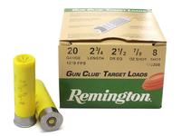Remington Gun Club Target 20GA 2 3/4" 7/8oz #8 Buckshot 25rd
