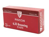 Fiocchi Shooting Dynamics .25ACP 50gr FMJ 50rd