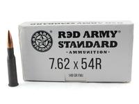 Red Army Standard 7.62x54R 148gr FMJ Steel Cased 20rd