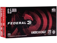 Federal American Eagle 6.5 Grendel 120gr OTM 20rd