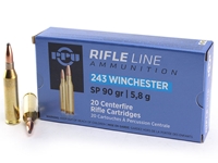 PPU RifleLine .243Win 90gr SP 20rd