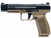 Canik Mete SFX 9mm 5.2" Pistol, Black/FDE