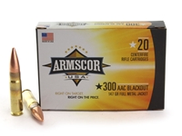 Armscor .300 Blackout 147gr FMJ 20rd