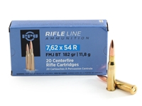 PPU Metric Rifle 7.62x54R 182gr FMJ 20rd