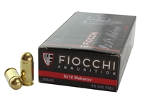 Fiocchi Shooting Dynamics 9x18mm 95gr FMJ 50rd