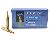 PPU Rifleline 25-06 Remington 90gr HP 20rd