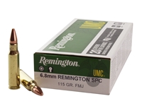 Remington UMC 6.8 SPC 115gr FMJ 20rd