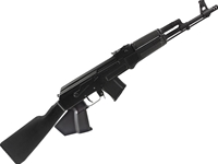 Arsenal SAM7R-62 Milled 7.62x39 16" Rifle, Black - CA Featureless