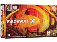 Federal Fusion .308 Win 165gr SP 20rd
