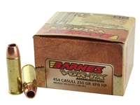 Barnes VOR-TX .454 Casull 250gr Lead-Free XPB 20rd