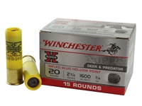 Winchester Super X 20GA Rifled Slug Hollow Point 2 3/4" 3/4oz 15rd
