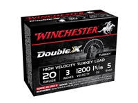 Winchester Double X 20GA 3" 1 5/16oz 5 Shot 10rd