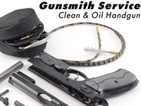 Gunsmith Service: Clean & Oil Handgun