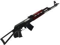 Zastava ZPAPM70 7.62x39mm Triangle Stock  Rifle, Red Handguard - CA