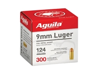 Aguila 9mm Luger 124gr FMJ 300rd