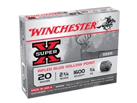 Winchester Super X 20GA 2.75" Rifled Slug HP 5rd