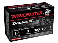 Winchester Double X 12GA 3" 4 Shot Turkey Load 10rd