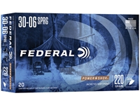 Federal Power Shok .30-06 Springfield 220gr JSP 20rd