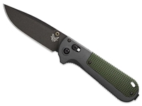 Benchmade Redoubt 3.55" AXIS Folding Knife, Cobalt/Overland Gray & Forrest Green Grivory
