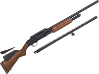 Mossberg 500 Field/Deer Combo 12GA 24"/28" 6rd Shotgun, Wood