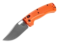 Benchmade Taggedout 3.5" AXIS Folding Knife, Orange Grivory