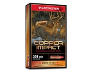 Winchester Copper Impact .308WIN 150gr Extreme Point Copper, Lead Free 20rd