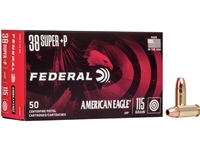 Federal AE .38 Super +P 115gr JHP 50rd