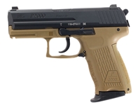 HK P2000 V3 DA/SA 9mm 3.66" FDE Pistol W/NS, 3-10rd Mags