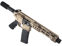 Juggernaut Tactical JT-15 SSP 5.56mm 8.5" Straight Pull Bolt Action Pistol, Magpul FDE