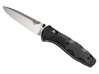 Benchmade Barrage 3.6" AXIS Assisted Folding Knife, Black Valox