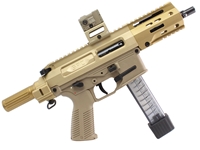 B&T SPC9 PDW 9mm 6" Pistol, Coyote Tan w/ ACRO P-2