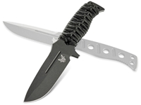Benchmade Fixed Adamas 4.2" Knife, Cobalt/Black Paracord