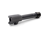 Agency Arms Glock 43 9mm Mid Line Threaded Barrel, Black DLC