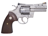 Colt Python .357Mag 3" 6rd Revolver, Engraved Stainless - Davidson's Exclusive