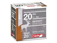 Aguila High Velocity 20GA 2.75" 1 oz 2 Buck Shot 25rd