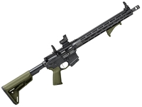 Springfield Saint Victor Magpul 5.56mm 16" Rifle w/ HEX Dragonfly Red Dot, OD Green - CA