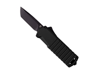 Tekto A2 Badger 1.85" OTF Knife, Black Aluminum