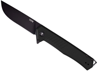 Tekto F1 Alpha 3.1" Folding Knife, Black G10/Black Accents