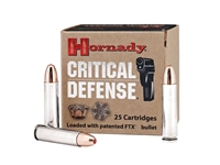 Hornady Critical Defense 30 Carbine 110gr FTX 25rd